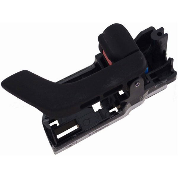 80497 Front, Passenger Side Black Interior Door Handle, With door lock button, Help Series - Dorman 80497 Front Passenger Side Interior Door Handle Compatible with Select Hyundai Models, Black Without Metal Grain - Dorman - HELP Interior Door Handle 80497