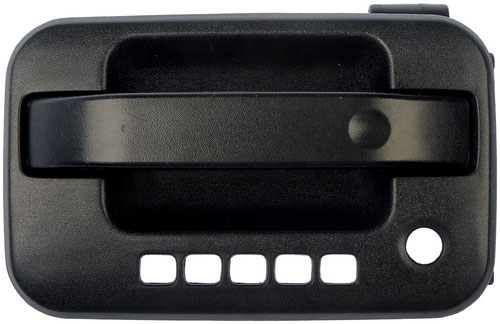 80639 Front, Driver Side Textured Black Exterior Door Handle, With Key Hole, Help Series - Dorman 80639 Front Driver Side Exterior Door Handle Compatible with Select Ford / Lincoln Models, Textured Black - Dorman - HELP Exterior Door Handle 80639 - Exterior Door Handle Front Left Textured Black