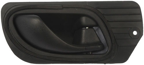 80659 Front, Passenger Side Textured Black Interior Door Handle, With door lock button, Help Series - Dorman 80659 Front Passenger Side Interior Door Handle Compatible with Select Ford Models, Black; Textured - Dorman - HELP Interior Door Handle 80659