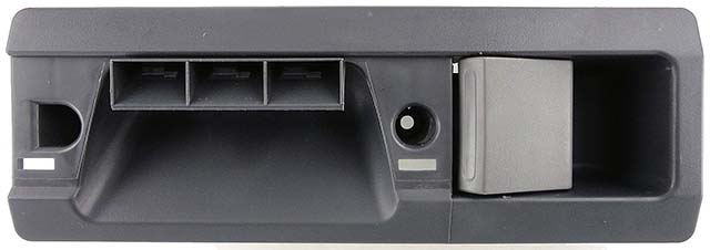 80928 Rear, Passenger Side Gray Interior Door Handle, With door lock button, Help Series - Dorman 80928 Passenger Side Rear Cargo Interior Door Handle Compatible with Select Dodge/Freightliner/Mercedes-Benz Models, Gray; Textured - Dorman Interior Door Handle 80928 - DORMAN Interior Door Handle for Dodge Sprinter - Gray - Interior Door Handle Dual Rear Cargo Doors