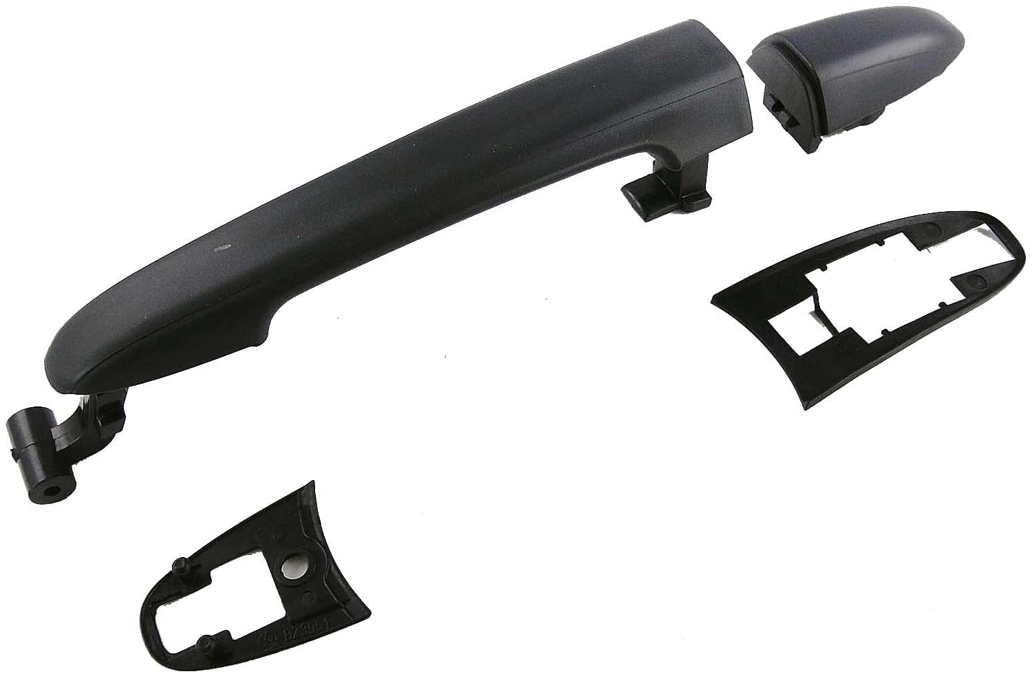 80934 Front, Passenger Side Textured Black Exterior Door Handle, Without Key Hole, Help Series - Dorman 80934 Exterior Door Handle Compatible with Select Models, Textured Black - DORMAN Exterior Door Handle for Dodge Sprinter - Black - Dorman - HELP Exterior Door Handle 80934