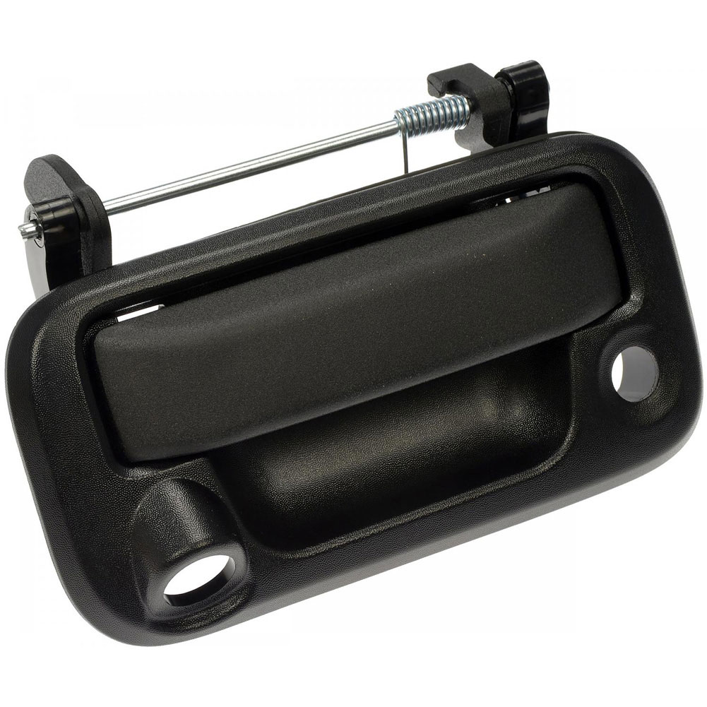 81076M Help Series Tailgate Handle and Bezel, Black Metal Without Camera Hole Without Key Hole - Dorman 81076M Tailgate Handle - Metal Compatible with Select Ford Models (OE FIX) - Dorman - HELP Tailgate Handle 81076M - Tailgate Handle - Metal