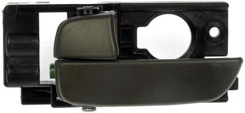 81116 Front, Driver Side Textured Gray Interior Door Handle, With Door Lock Button, Help Series - Dorman 81116 Front Driver Side Interior Door Handle Compatible with Select Dodge / Hyundai Models, Gray; Textured - Dorman - HELP Interior Door Handle 81116 - Interior Door Handle Front Left Beige