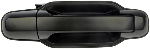 81155 Rear, Passenger Side Smooth Black Exterior Door Handle, Without Key Hole, Help Series - Dorman - HELP Exterior Door Handle 81155 - Exterior Door Handle Rear Right Smooth Black
