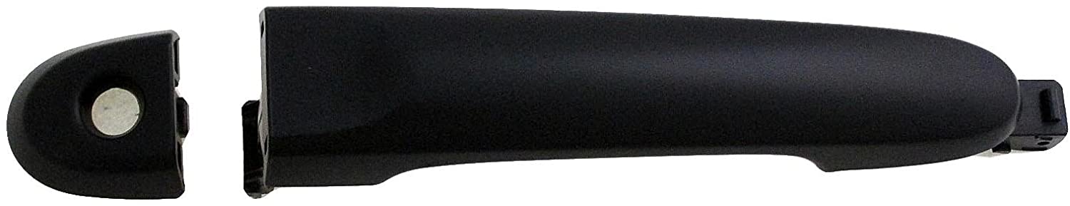81168 Front, Driver Side Smooth Black Exterior Door Handle, With Key Hole, Help Series - Dorman 81168 Front Driver Side Exterior Door Handle Compatible with Select Nissan Models, Smooth Black - Dorman Exterior Door Handle 81168 - Exterior Door Handle Front Left
