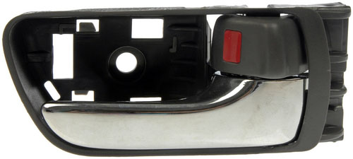 81249 Front, Passenger Side Gray bezel with chrome lever Interior Door Handle, With door lock button, Help Series - Dorman 81249 Front Passenger Side Interior Door Handle Compatible with Select Toyota Models - Dorman - HELP Interior Door Handle 81249 - Interior Door Handle Front Right