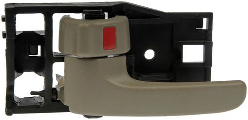81262 Front Or Rear, Driver Side Beige Interior Door Handle, With Door Lock Button, Crew Cab Pickup, Help Series - Dorman 81262 Interior Door Handle Compatible with Select Toyota Models, Beige; Smooth - Dorman Interior Door Handle 81262 - Interior Door Handle Front/Rear Left