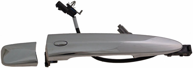 81394 Front, Passenger Side or Rear, Driver or Passenger Side Chrome Exterior Door Handle, Without Key Hole, Help Series - Dorman 81394 Exterior Door Handle Compatible with Select Nissan Models, Chrome - Dorman Exterior Door Handle 81394 - Exterior Door Handle Front Right w/o Keyhole - Exterior Door Handle Front Right w/o Keyhole - RFID with Passive Entry