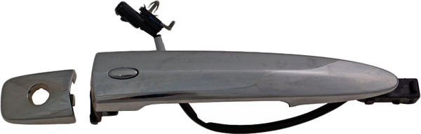 81396 Front, Driver Side Chrome Exterior Door Handle, Without Key Hole, Help Series - Dorman 81396 Front Driver Side Exterior Door Handle Compatible with Select Nissan Models, Chrome - Dorman Exterior Door Handle 81396 - Exterior Door Handle Front Left - Exterior Door Handle Front Left - RFID with Passive Entry