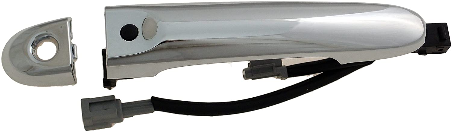81406 Front, Driver Side Chrome Exterior Door Handle, With Key Hole, Help Series - Dorman 81406 Front Driver Side Exterior Door Handle Compatible with Select Nissan Models, Chrome - Dorman Exterior Door Handle 81406 - Exterior Door Handle Front Left