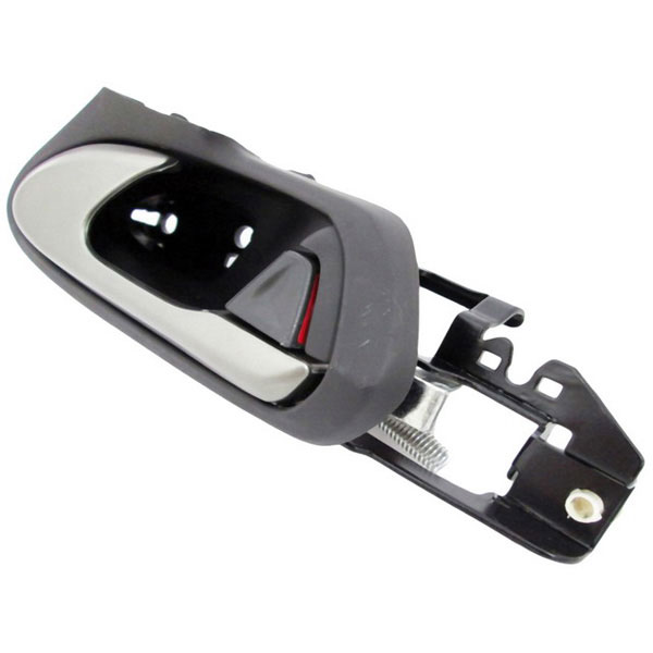 81434 Driver Side Gray bezel with chrome lever Interior Door Handle, With Door Lock Button, Coupe, Help Series - Dorman Interior Door Handle 81434 - INTERIOR DOOR HANDLE - Interior Door Handle Rear Left - Interior Handle - Inside Door Handle - Door Handle - Want a new interior door handle that matches the original, for far less than going back to the dealership? This replacement door handle was engineered to match the fit and appearance of the stock handle on specific vehicle years, makes and models. - Honda Civic 2011-06