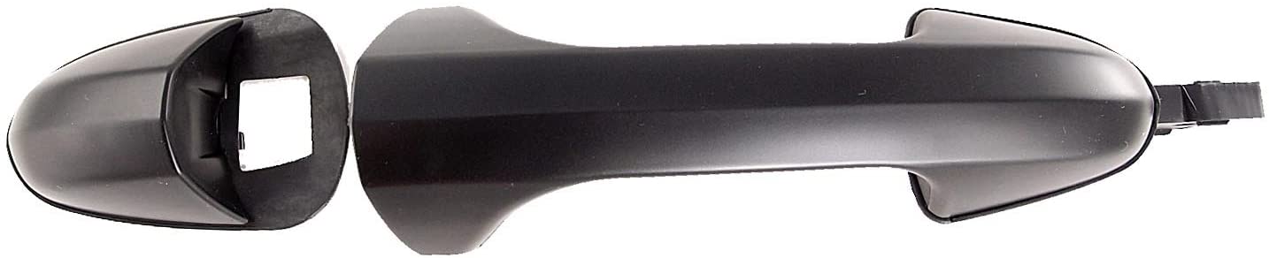 81587 Rear, Driver Side Smooth Black Exterior Door Handle, Without Key Hole, Help Series - Dorman Exterior Door Handle 81587 - EXTERIOR DOOR HANDLE - Exterior door handle frontleft black - Outside Door Handle - Want a new exterior door handle that matches the original, for far less than going back to the dealership? This replacement door handle was engineered to match the fit and appearance of the stock handle on specific vehicle years, makes and models. - Chrysler Pacifica 2008-04