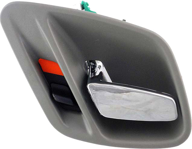81633 Front Or Rear, Passenger Side Satin Chrome Interior Door Handle, With Door Lock Button, Help Series - Dorman 81633 Interior Door Handle Compatible with Select Dodge Models, Satin Chrome - Dorman - HELP Interior Door Handle 81633