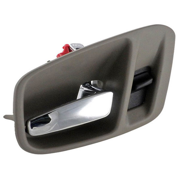 81663 Front Or Rear, Passenger Side Chrome lever Interior Door Handle, With Door Lock Button, Help Series - Dorman Interior Door Handle 81663 - INTERIOR DOOR HANDLE - Interior Door Handle - Front Right, Rear Right - Chrome Lever Taupe Housing - Interior Handle - Door Handle - Inside Door Handle - Want a new interior door handle that matches the original, for far less than going back to the dealership? This replacement door handle was engineered to match the fit and appearance of the stock handle on specific vehicle years, makes and models. - Jeep Grand Cherokee 2004-99
