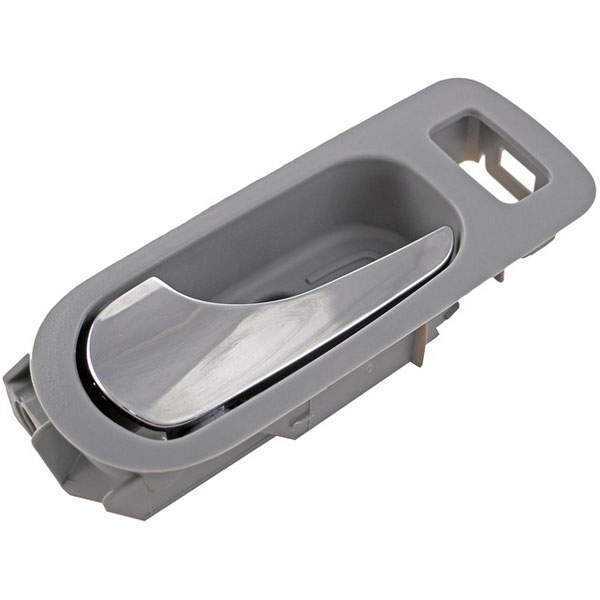 81816 Rear, Driver Side Gray bezel with chrome lever Interior Door Handle, With door lock button, Help Series - Dorman - HELP Interior Door Handle 81816 - INTERIOR DOOR HANDLE - Interior Door Handle - Rear Left - Chrome Lever+Gray Housing - Door Handle - Inside Door Handle - Interior Handle - Want a new interior door handle that matches the original, for far less than going back to the dealership? This replacement door handle was engineered to match the fit and appearance of the stock handle on specific vehicle years, makes and models. - Buick Allure 2009-05, Buick LaCrosse 2007-05