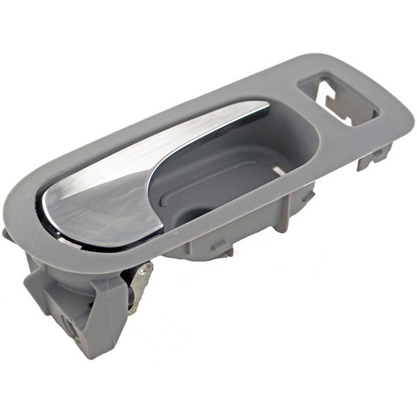 81827 Front, Passenger Side Gray bezel with chrome lever Interior Door Handle, With door lock button, Help Series - Dorman - HELP Interior Door Handle 81827 - Interior Door Handle - Front Right - Chrome Lever+Gray Housing - INTERIOR DOOR HANDLE - Interior Door Handle - Front Right - Chrome Lever+Gray Housing - Inside Door Handle - Interior Handle - Door Handle - Want a new interior door handle that matches the original, for far less than going back to the dealership? This replacement door handle was engineered to match the fit and appearance of the stock handle on specific vehicle years, makes and models. - Buick Allure 2009-05, Buick LaCrosse 2007-05
