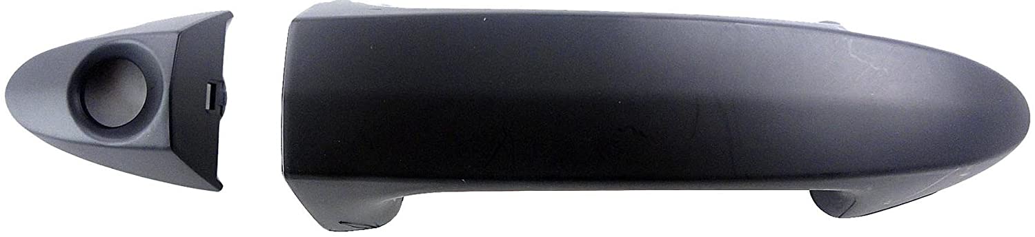 81960 Front, Driver or Passenger Side Smooth Black Exterior Door Handle, Without Key Hole, Help Series - Dorman 81960 Exterior Door Handle Compatible with Select Ford Models, Smooth Black - Dorman Exterior Door Handle 81960 - Exterior Door Handle Front Left Black, Lever, wo/Card-Pushbutton Start