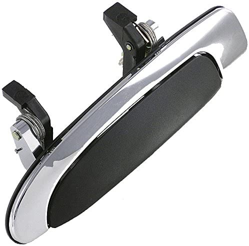 81981 Rear, Driver Side Chrome bezel with black lever Exterior Door Handle, Without Key Hole, Help Series - Dorman Exterior Door Handle 81981 - EXTERIOR DOOR HANDLE - Exterior Door Handle Rear Left Chrome+Black - Outside Door Handle - Want a new exterior door handle that matches the original, for far less than going back to the dealership? This replacement door handle was engineered to match the fit and appearance of the stock handle on specific vehicle years, makes and models. - Ford Crown Victoria 2011-92, Mercury Grand Marquis 2011-92, Mercury Marauder 2004-03 - Exterior Door Handle Rear Left Chrome+Black