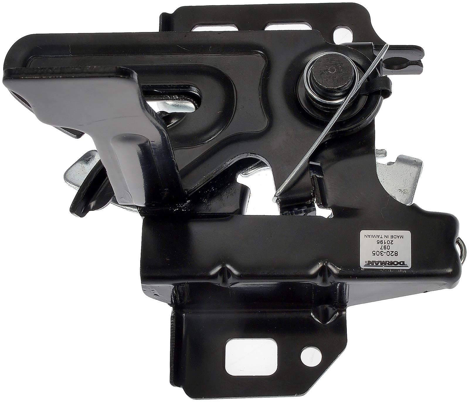 820-305 Hood Latch, OE Solutions Series - Dorman Hood Latch Kit 820-305 - Hood Latch Assembly - Hood Latch Assembly - Hood Lock - Hood no longer opening or closing properly? This replacement hood latch assembly matches the fit and function of the original equipment hood latch and is made of corrosion-resistant materials for reliable service. - Cadillac 2014-07, Chevrolet 2014-07, GMC 2014-07