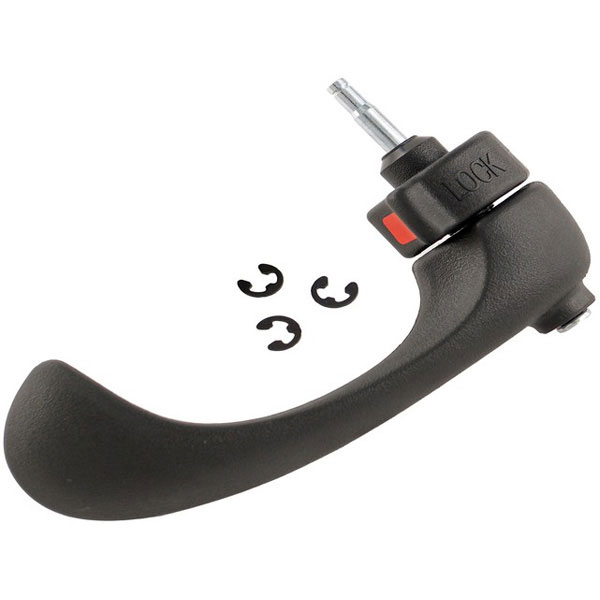 82099 Black Interior Door Handle, With Door Lock Button, Help Series - Dorman - HELP Interior Door Handle 82099 - INTERIOR DOOR HANDLE - Interior Door Handle Textured Black - Inside Door Handle - Door Handle - Interior Handle - Want a new interior door handle that matches the original, for far less than going back to the dealership? This replacement door handle was engineered to match the fit and appearance of the stock handle on specific vehicle years, makes and models. - Buick Skylark 1998-96, Oldsmobile Achieva 1998-96, Oldsmobile Cutlass 1999-97