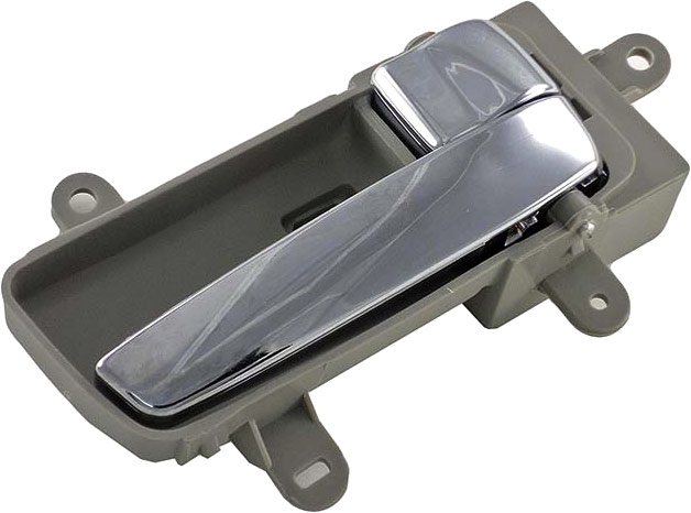 82341 Front Or Rear, Passenger Side Gray bezel with chrome lever Interior Door Handle, With Door Lock Button, Help Series - Dorman Interior Door Handle 82341 - Interior Door Handle Front Right, Rear Right Gray and Chrome - INTERIOR DOOR HANDLE - Interior Door Handle Front Right, Rear Right Gray and Chrome - Inside Door Handle - Interior Handle - Door Handle - Want a new interior door handle that matches the original, for far less than going back to the dealership? This replacement door handle was engineered to match the fit and appearance of the stock handle on specific vehicle years, makes and models. - Nissan Maxima 2008-06