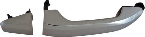 82502 Rear, Driver or Passenger Side Chrome Exterior Door Handle, Without Key Hole, Help Series - Dorman 82502 Exterior Door Handle Compatible with Select Chevrolet / GMC Models, Chrome - Dorman - HELP Exterior Door Handle 82502 - Exterior Door Handle Rear Right And Left Without Passive Entry Chrome