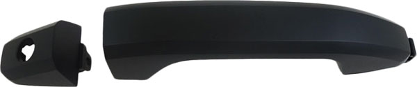 82537 Front, Driver Side Black Exterior Door Handle, Without Key Hole, Help Series - Dorman 82537 Front Driver Side Exterior Door Handle Compatible with Select Chevrolet / GMC Models, Primed Black - Exterior Door Handle Front Left Without Passive Entry Smooth Black