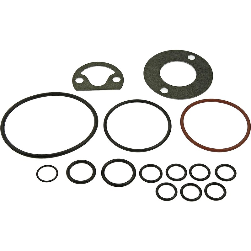 82560 Help Series Oil Cooler Gasket Set - Direct Fit - Dorman 82560 Oil Adapter And Cooler Gasket Assortment Compatible with Select Models, 15 Piece - DORMAN Engine Oil Cooler Gasket Assortment - Dorman Oil Filter Housing Gasket 82560 - Oil Adapter And Cooler Gasket Assortment