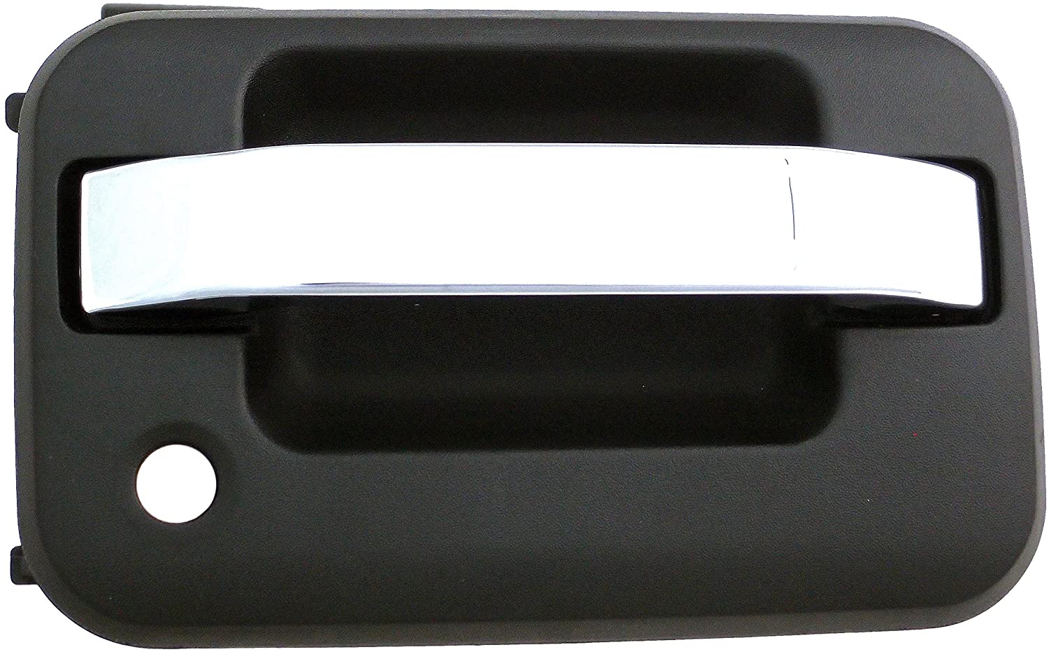 83319 Front, Passenger Side Black Exterior Door Handle, With Key Hole, Help Series - Dorman - HELP Exterior Door Handle 83319 - EXTERIOR DOOR HANDLE - Exterior Door Handle Front Right - Outside Door Handle - Want a new exterior door handle that matches the original, for far less than going back to the dealership? This replacement door handle was engineered to match the fit and appearance of the stock handle on specific vehicle years, makes and models. - Ford F-150 2014-04, Ford Lobo 2014-04 - Exterior Door Handle Front Right