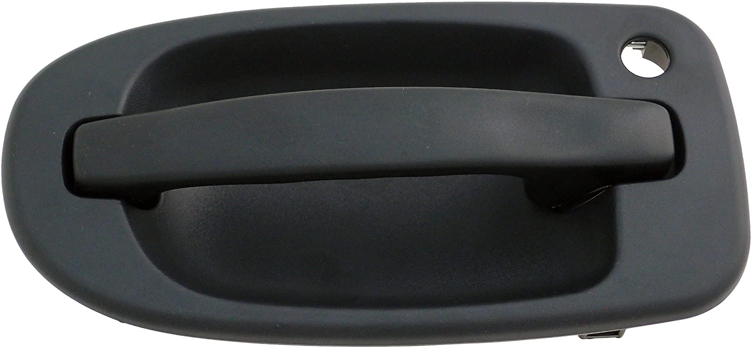 83374 Rear, Driver Side Textured Black Exterior Door Handle, With Key Hole, Help Series - Dorman - HELP Exterior Door Handle 83374 - EXTERIOR DOOR HANDLE - Exterior Door Handle Side Left - Outside Door Handle - Want a new exterior door handle that matches the original, for far less than going back to the dealership? This replacement door handle was engineered to match the fit and appearance of the stock handle on specific vehicle years, makes and models. - Buick 2007-05, Chevrolet 2009-97, Oldsmobile 2004-97, Pontiac 2009-97, Saturn 2007-05