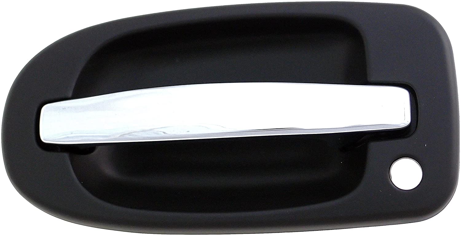 83383 Front, Driver Side Black Exterior Door Handle, With Key Hole, Help Series - Dorman 83383 Front Driver Side Exterior Door Handle Compatible with Select Buick Models, Chrome Lever and Black Housing - Dorman - HELP Exterior Door Handle 83383 - EXTERIOR DOOR HANDLE - Exterior Door Handle Front Left - Outside Door Handle - Want a new exterior door handle that matches the original, for far less than going back to the dealership? This replacement door handle was engineered to match the fit and appearance of the stock handle on specific vehicle years, makes and models. - Buick 2007-05, Chevrolet 2009-97, Oldsmobile 2004-97, Pontiac 2009-97, Saturn 2007-05
