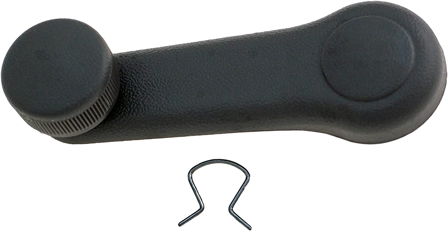 83435 Window Crank Help Series - Dorman 83435 Window Crank Handle Compatible with Select Models, Textured Gray (Pack of 2) - Dorman Window Handle 83435 - Window Crank Handle Left/Right - WINDOW CRANK HANDLE - Window Crank Handle Left/Right - Window Lever - Window Crank Lever - Crank Handle - Window Handle - Worn or broken window crank handle leading to difficult window operation? Made of durable material for reliable performance, this window crank handle replaces the original equipment handle. - Dodge 2014-12, Dodge 2005-97, Hyundai 2005-95, Hyundai 1990-86, Kia 2009-04, Mitsubishi 1990-87