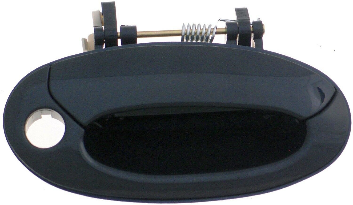83502 Front, Passenger Side Smooth Black Exterior Door Handle, With Key Hole, Help Series - Dorman - HELP Exterior Door Handle 83502 - EXTERIOR DOOR HANDLE - Exterior Door Handle Front Right - Outside Door Handle - Want a new exterior door handle that matches the original, for far less than going back to the dealership? This replacement door handle was engineered to match the fit and appearance of the stock handle on specific vehicle years, makes and models. - Hyundai Elantra 2000-99