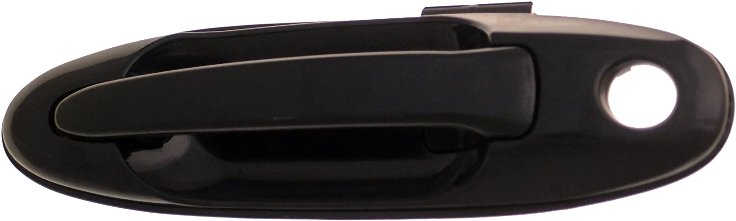 83669 Front, Driver Side Smooth Black Exterior Door Handle, With Key Hole, Help Series - Dorman 83669 Front Driver Side Exterior Door Handle Compatible with Select Toyota Models, Smooth Black - Dorman - HELP Exterior Door Handle 83669 - EXTERIOR DOOR HANDLE - Exterior Door Handle Front Left - Outside Door Handle - Want a new exterior door handle that matches the original, for far less than going back to the dealership? This replacement door handle was engineered to match the fit and appearance of the stock handle on specific vehicle years, makes and models. - Lexus LX470 2007-98, Toyota Land Cruiser 2007-98, Toyota Sequoia 2007-01