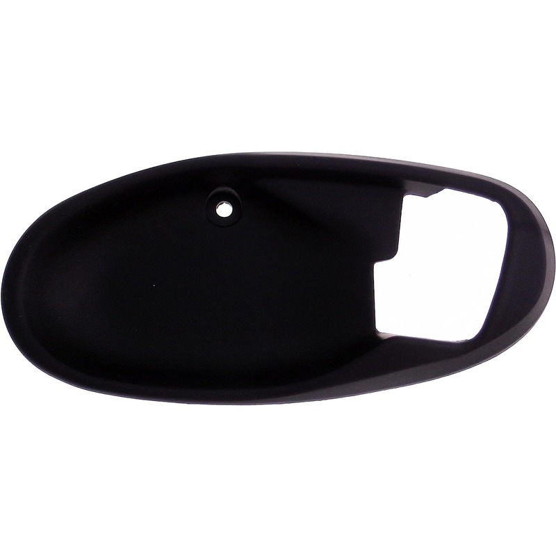 83701 Front, Driver Side Door Handle Trim - Dorman 83701 Front Driver Side Interior Door Handle Bezel Compatible with Select Models, Textured Black - Dorman Interior Door Handle Bezel 83701 - Interior Door Handle Front Left Bezel - INTERIOR DOOR HANDLE - Interior Door Handle Front Left Bezel - Interior Door Handle Surround - This interior door handle bezel is designed to match the fit, appearance and function of the original bezel on specified vehicles, and is engineered for durability and reliable performance. - Chrysler Sebring 2000-97, Dodge Avenger 2000-97, Eagle Talon 1998-97, Mitsubishi Eclipse 1999-95