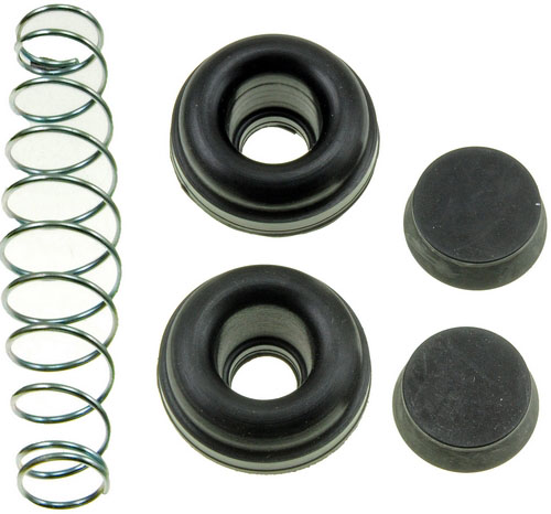 8418 Wheel Cylinder Repair Kit - Direct Fit - Dorman 8418 Rear Drum Brake Wheel Cylinder Kit Compatible with Select Models - Drum Brake Wheel Cylinder Repair Kit - WHEEL CYL REPAIR KIT - Drum Brake Wheel Cylinder Repair Kit - Drum Brake Wheel Cylinder Kit - The components in this drum brake wheel cylinder kit are designed to match the original parts required to repair the wheel cylinder on specified vehicles. Made of quality components, this kit is engineered for reliable performance and durability. - Jeep 1966-46, Mazda 1984-83, Studebaker 1964-63, Toyota 1974-71