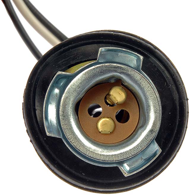 85833 Conduct Tite Series Bulb Socket - Turn signal light, Direct Fit, Sold individually - DBL CONTACT SOCKET - Electrical Sockets - 3-Wire Front and Rear with Neoprene Sleeve - Multi Purpose Light Bulb Socket - Light Bulb Socket - Multi Use Light Socket - Dorman's Socket Assemblies are engineered with extra-long leads and multiple butt connectors. - Dorman Help! 85833 Dbl Contact F&R Socket - Dorman Light Socket 85833 - Electrical Sockets - 3-Wire Front and Rear with Neoprene Sleeve