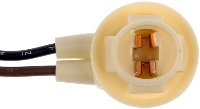 2-Wire License and Sidemarker - 85868 Conduct Tite Series Bulb Socket - License plate light, Direct Fit, Sold individually - Dorman 85868 2-Wire License and Sidemarker - Dorman Light Socket 85868 - LICENSE/SIDE SOCKET - 2-Wire License and Sidemarker - Light Bulb Socket - Multi Purpose Light Bulb Socket - Multi Use Light Socket - Dorman's Socket Assemblies are engineered with extra-long leads and multiple butt connectors.