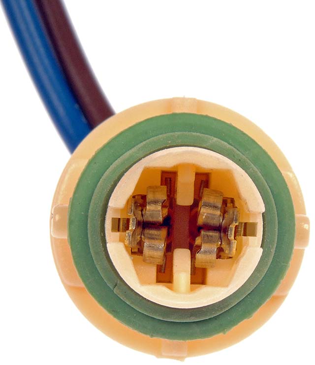 2-Wire Front and Rear Side Marker - 85879 Conduct Tite Series Bulb Socket - Side marker, Direct Fit, Sold individually - Dorman Marker Light Socket 85879 - SIDEMARKER SOCKET - 2-Wire Front and Rear Side Marker - Light Bulb Socket - Multi Use Light Socket - Multi Purpose Light Bulb Socket - Dorman's Socket Assemblies are engineered with extra-long leads and multiple butt connectors.