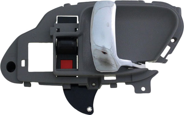88538 Front Or Rear, Passenger Side Gray bezel with chrome lever Interior Door Handle, With Door Lock Button, Help Series - Dorman 88538 Interior Door Handle Compatible with Select Cadillac / Chevrolet / GMC Models - Dorman - HELP Interior Door Handle 88538 - DORMAN Interior Door Handle for Ford - Chrome Lever Gray Housing - Interior Door Handle Front and Rear Right Chrome Lever Gray Housing - Interior Door Handle Front And Rear Right Chrome Lever Gray Housing - INTERIOR HANDLE - Interior Door Handle Front And Rear Right Chrome Lever Gray Housing - Door Handle - Inside Door Handle - Interior Handle - Want a new interior door handle that matches the original, for far less than going back to the dealership? This replacement door handle was engineered to match the fit and appearance of the stock handle on specific vehicle years, makes and models. - Cadillac 2000-99, Chevrolet 2002-95, GMC 2002-95