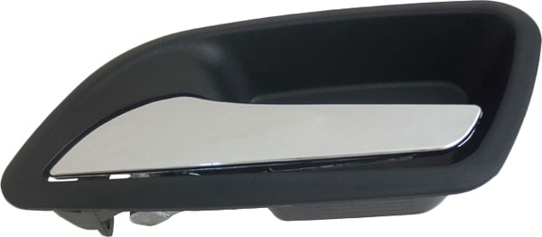 88685 Front Or Rear, Driver Side Chrome Lever with Black Bezel Interior Door Handle, Without Door Lock Button, Help Series - Dorman 88685 Interior Door Handle Compatible with Select Chevrolet Models - Dorman - HELP Interior Door Handle 88685 - Interior Door Handle Front and Rear Left Chrome Lever Black Housing (Ebony)