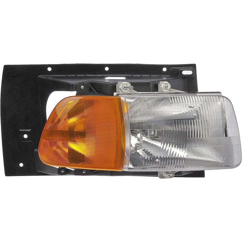 888-5301 Passenger Side Halogen Headlight, With bulb(s), OE Replacement - Dorman 888-5301 Passenger Side Headlight Assembly Compatible with Select Ford / Sterling Truck Models - Dorman Headlight Assembly 888-5301 - DORMAN Right Hand Heavy Duty Headlight for Ford - Heavy Duty Headlight Right
