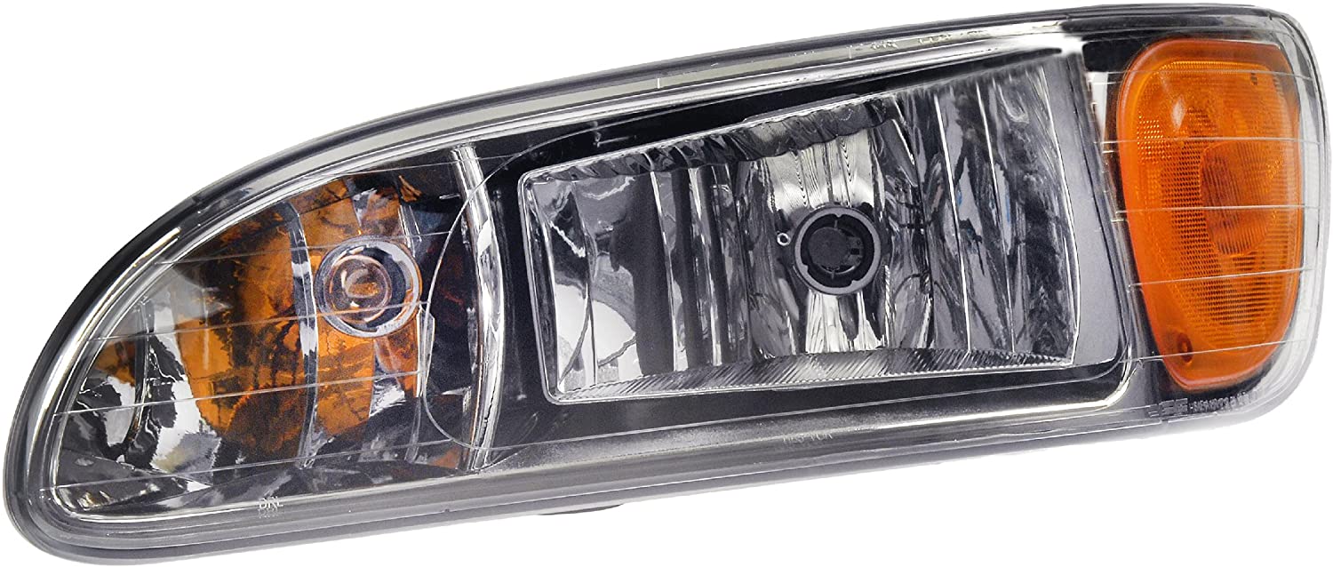 888-5404 Driver Side Halogen Headlight, With bulb(s), OE Replacement, HD Solutions Series - Dorman 888-5404 Driver Side Heavy Duty Headlight Compatible with Select Peterbilt Models - Dorman Headlight Assembly 888-5404 - DORMAN Heavy Duty Headlight for Peterbilt - Heavy Duty Headlight