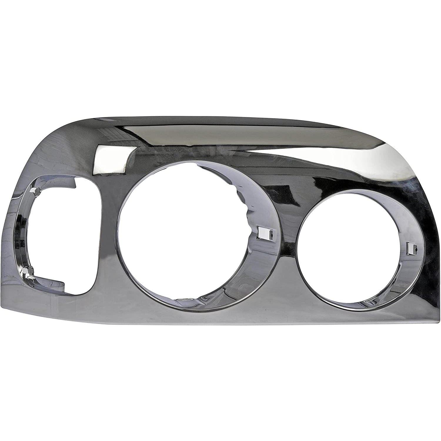 889-5212 Passenger Side Headlight Bezel, Chrome HD Solutions Series - DORMAN Chrome Right Heavy Duty Headlight Bezel for Freightliner - Dorman Headlight Bezel 889-5212 - HEADLIGHT BEZEL - Heavy Duty Headlight Bezel Chrome - Head Light Bezel - Light Bezel - Headlamp Ring Bezel - Headlight Trim Ring - Head Light Trim Bezel - This direct replacement headlight bezel matches the fit and appearance of the original equipment bezel for a reliable repair. This part has undergone extensive testing to ensure adherence to precise design standards. - Freightliner Century Class 2004-96 - Heavy Duty Headlight Bezel Chrome
