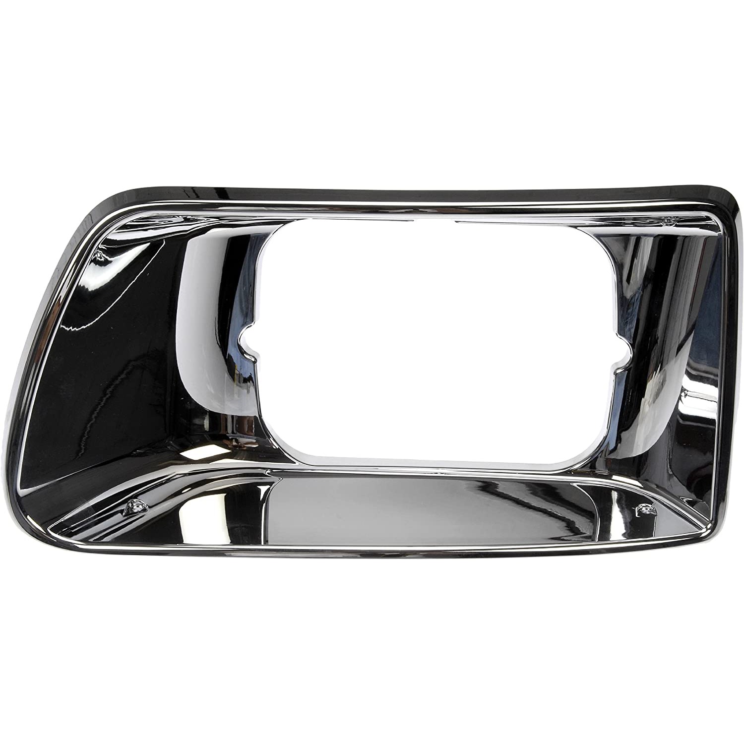 889-5406 Driver Side Headlight Bezel, Chrome HD Solutions Series - DORMAN Chrome Heavy Duty Headlight Bezel for Kenworth - Dorman Headlight Bezel 889-5406 - HEADLIGHT BEZELS - Heavy Duty Headlight Bezel - Headlight Trim Ring - Headlamp Ring Bezel - Head Light Bezel - Head Light Trim Bezel - Light Bezel - This direct replacement headlight bezel matches the fit and appearance of the original equipment bezel for a reliable repair. This part has undergone extensive testing to ensure adherence to precise design standards. - Kenworth T300 2008-04 - Heavy Duty Headlight Bezel