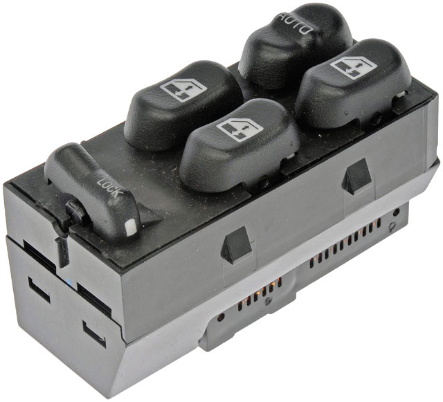 901-176 Front, Driver Side OE Solutions Series Window Switch Gray 4 Buttons - Dorman 901-176 Front Driver Side Power Window Switch - Master Switch Compatible with Select Oldsmobile Models - Dorman Power Window Switch 901-176 - Power Window Switch - Master Switch - Power Window Switch - Master Switch - Window Motor Switch - A failing power window switch doesn't have to mean a trip to the dealer. This power window switch matches the appearance and function of the vehicle's original switch. It's engineered for durability and simple plug-and-play installation. - Oldsmobile Achieva 1998-96, Oldsmobile Cutlass Supreme 1997-96