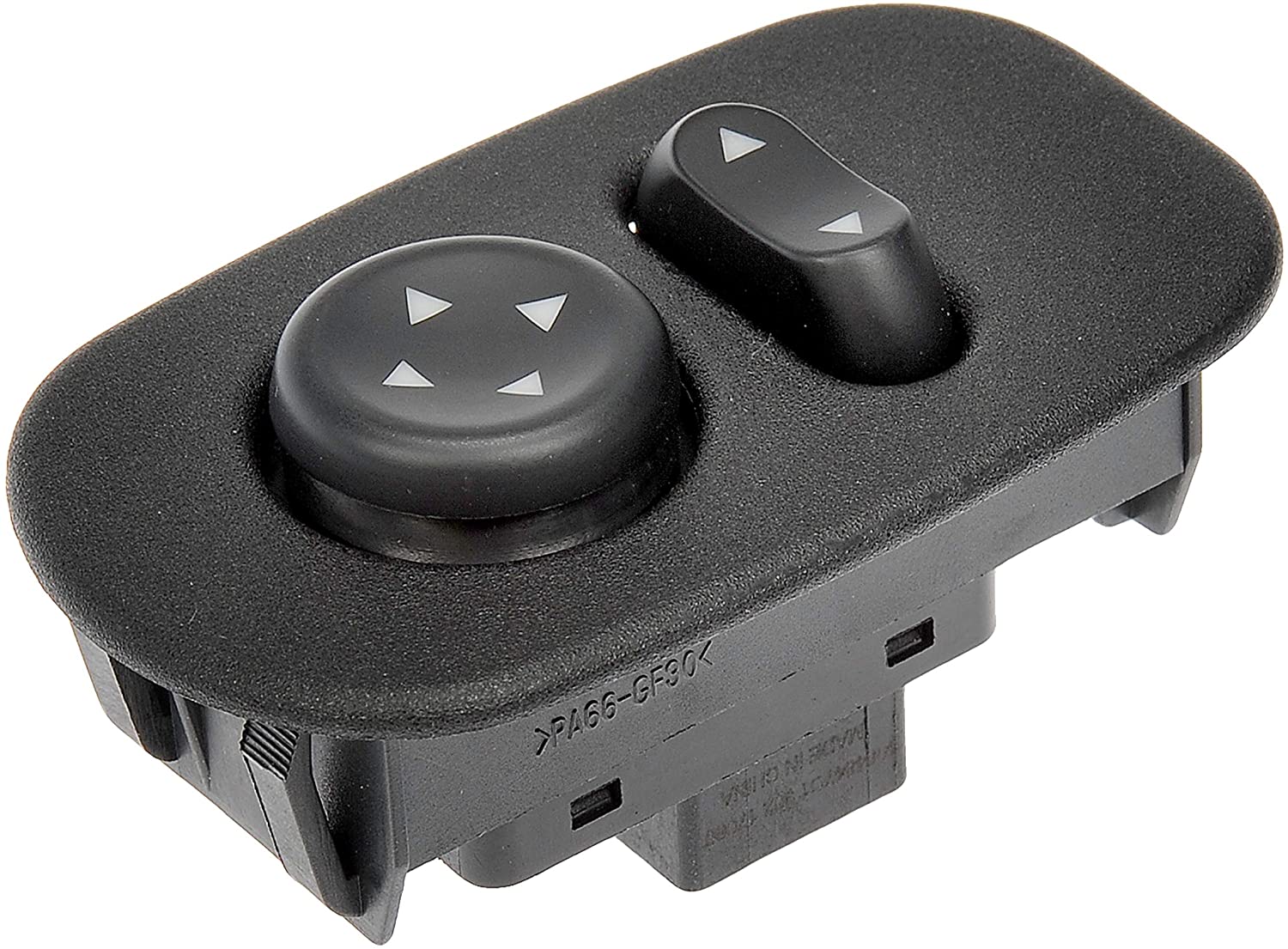 901-5126 Mirror Switch - Dorman 901-5126 Door Mirror Switch Compatible with Select IC Corporation / International Models - DORMAN Heavy Duty Power Mirror Switch for International - Dorman Power Mirror Switch 901-5126 - Heavy Duty Power Mirror Switch - Front Left - Amber Backlight