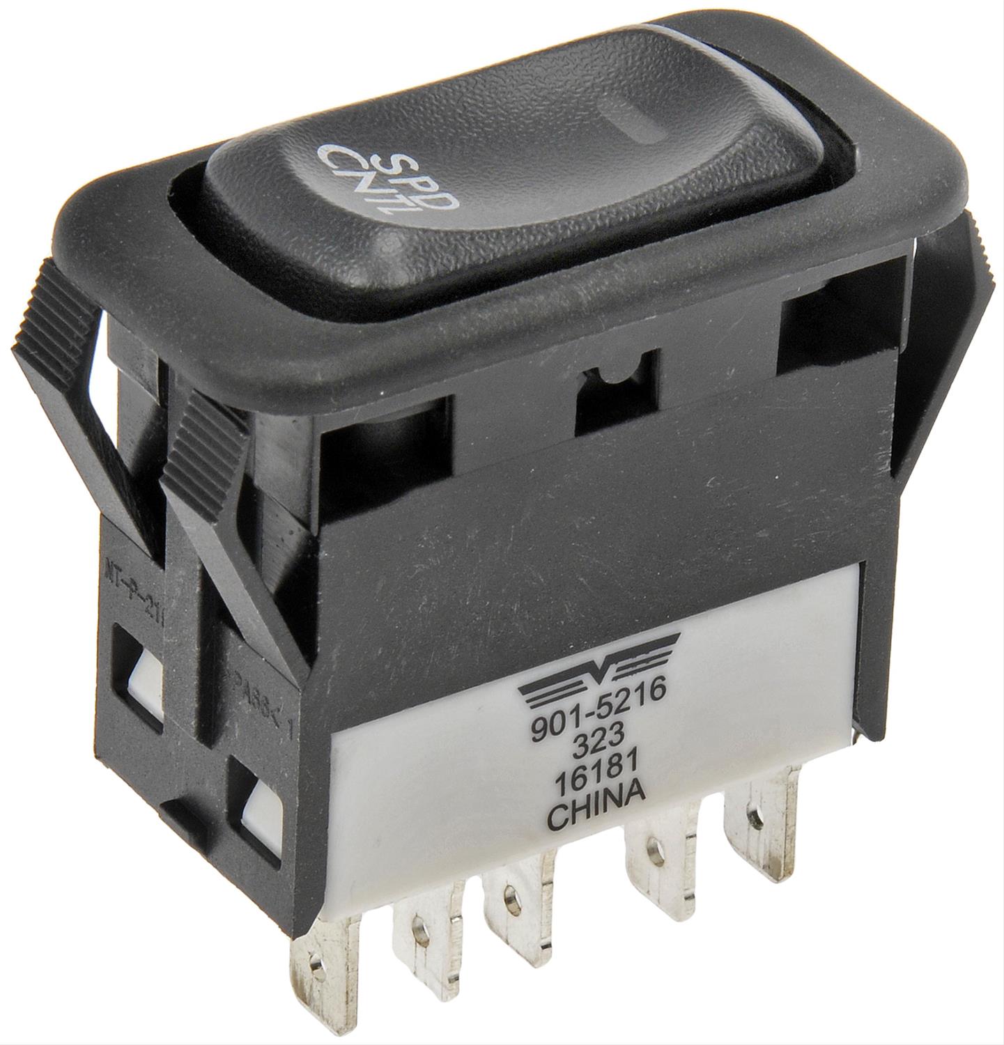 901-5216 Cruise Control Switch HD Solutions Series - Cruise Cntrl Switch - Cruise Control Switch - On/Off - Cruise Control Button - This cruise control switch is designed to match the appearance and function of the original switch on specified applications. Made of quality materials, it is engineered for reliable performance and durability. - Freightliner Century Class 2011-01, Freightliner Columbia 2017-01 - Cruise Control Switch - On/Off - Dorman 901-5216 Cruise Control Switch - On/Off Compatible with Select Freightliner Models - Dorman Cruise Control Switch 901-5216 - DORMAN On / Off Cruise Control Switch for Freightliner