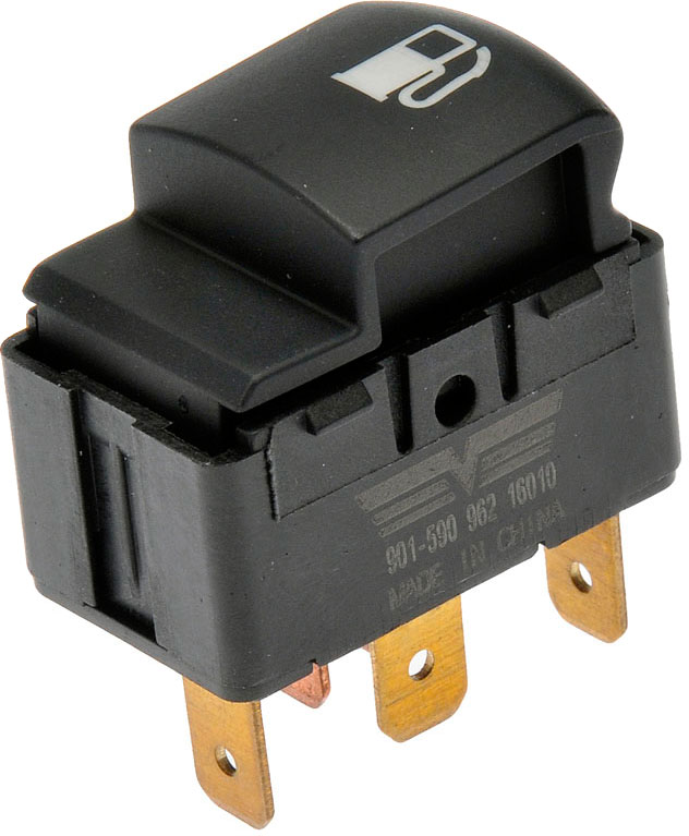 901-590 OE Solutions Series Fuel Door Release Switch - Direct Fit - Dorman 901-590 Fuel Door Release Switch Compatible with Select Volkswagen Models - Dorman Fuel Filler Door Switch 901-590 - Fuel Door Release Switch - Fuel Door Switch - Fuel Door Release Switch - Fuel Filler Door Release Switch - Filler Door Release Switch - This fuel filler door switch is designed to match the appearance and function of the original switch on specified applications. Made of quality materials, it is engineered for reliable performance and durability. - Volkswagen Beetle 2010-98