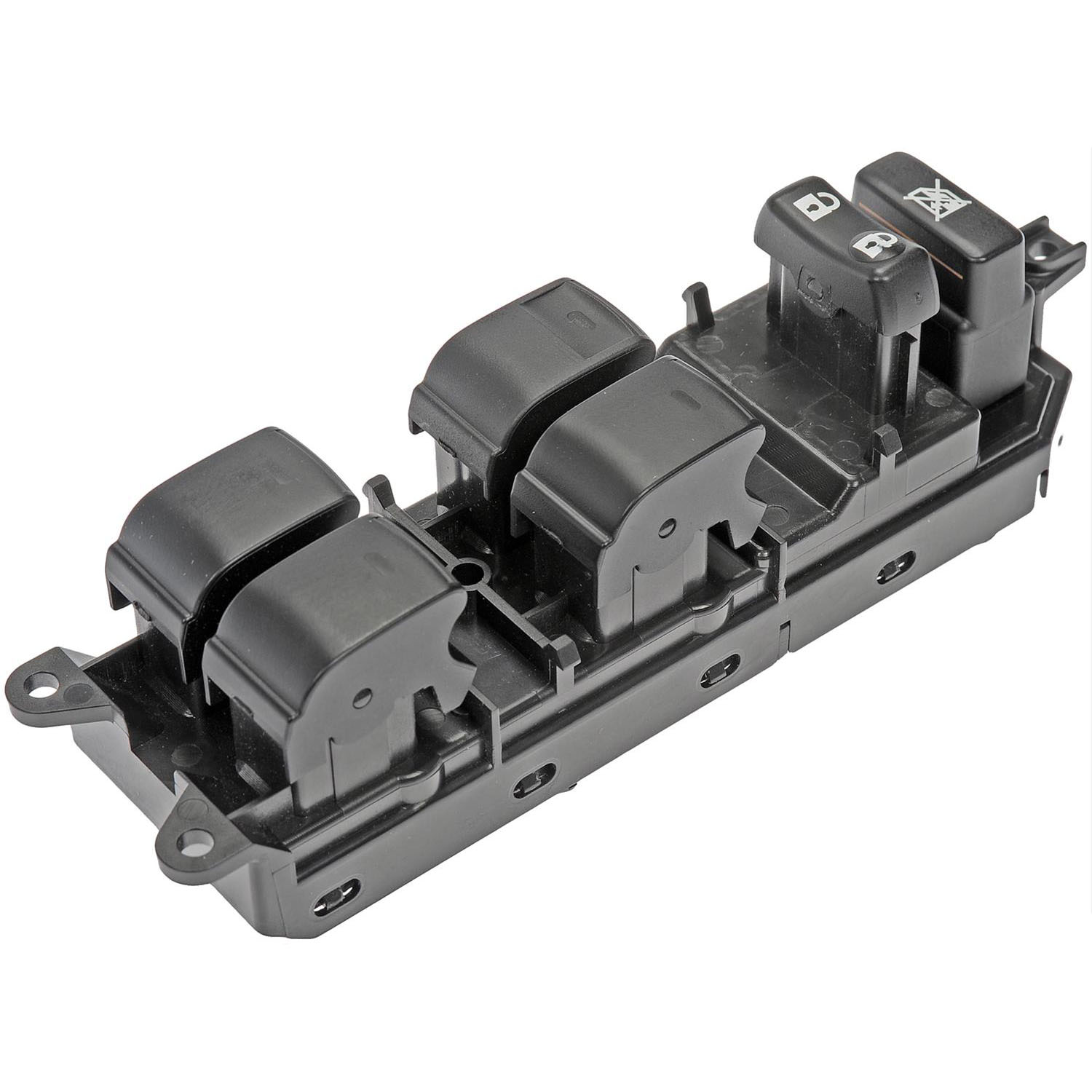 901-745 Front, Driver Side OE Solutions Series Window Switch Black 6 Buttons - Dorman Power Window Switch 901-745 - Master Window Switch - Power Window Switch - Master Window Switch - Window Motor Switch - A failing power window switch doesn't have to mean a trip to the dealer. This power window switch matches the appearance and function of the vehicle's original switch. It's engineered for durability and simple plug-and-play installation. - Lexus 2013-11, Toyota 2015-08